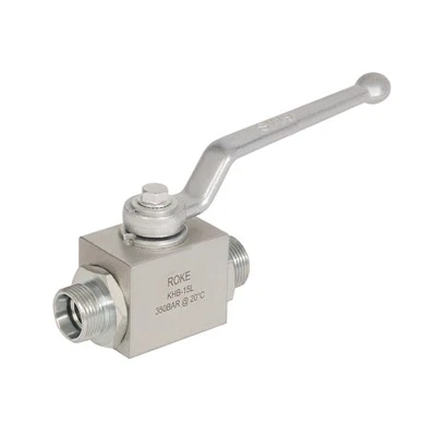 روکه ساختگی فولاد ضد زنگ CWP 500bar 3 راه KBH 15L شیر توپ فشار بالا